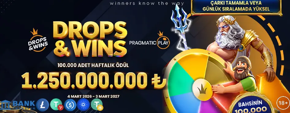Pragmatic Play Drops & Wins 1.250.000.000 ₺ haftalık ödül havuzu